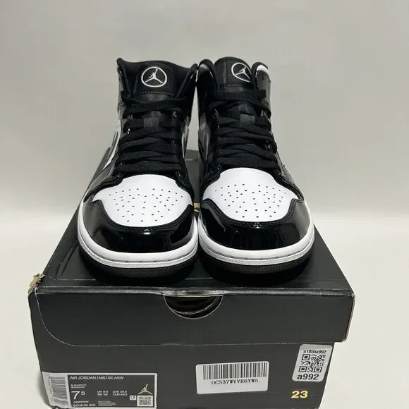 Nike Shoes Air Jordan 1 Retro Mid SE “All-Star/Carbon Fiber” 2024 - Picture 2 of 6